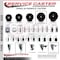 Service Caster 5'' Phenolic Swivel 7/16'' Grip Ring Stem Caster with Total Lock Brake SCC-GRTTL20S514-PHR-716138 - alternate 3